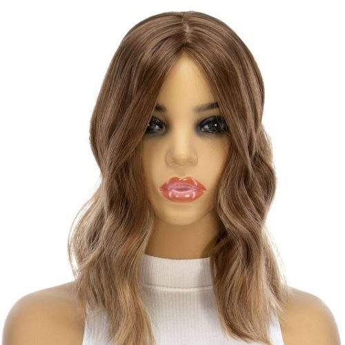 14 inch light brown babylight emerald premium human hair milano wig