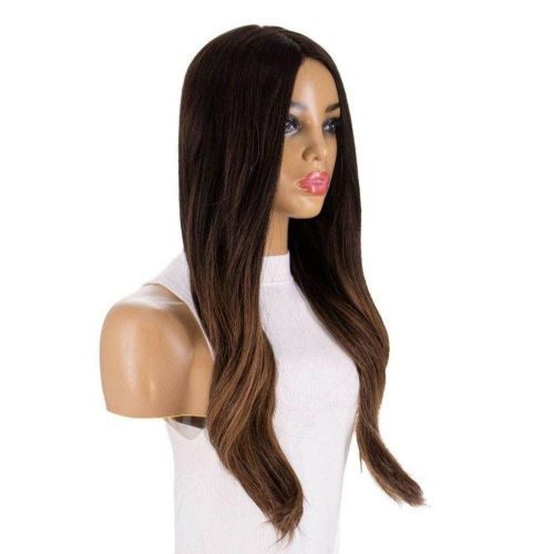 26 ponytail dark brown balayage 45 1 1 1