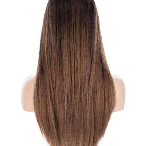 26 ponytail dark ombre back 1