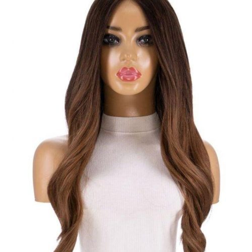 26 ponytail dark ombre front