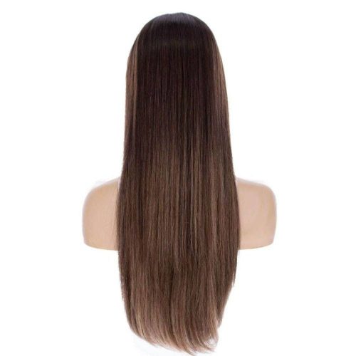 26 ponytail medium brown balayage back 1 1