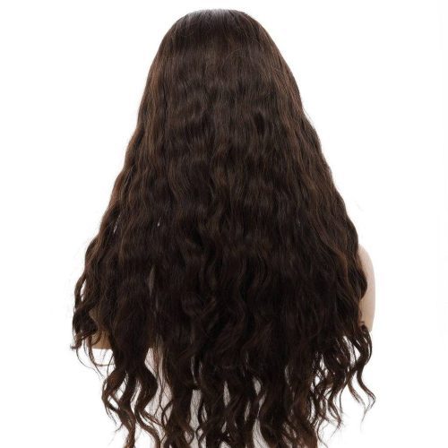 26.pony .dark .brown .wavy .back