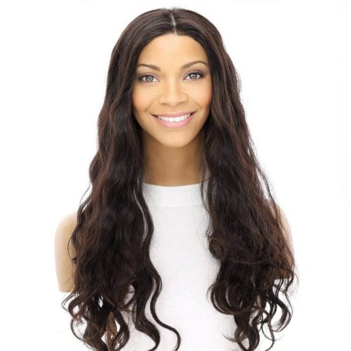 26.pony .soft .black .wavy .front