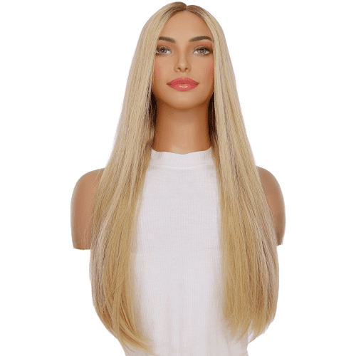 26 DivineXLWigGoldenBlondeStraight Front