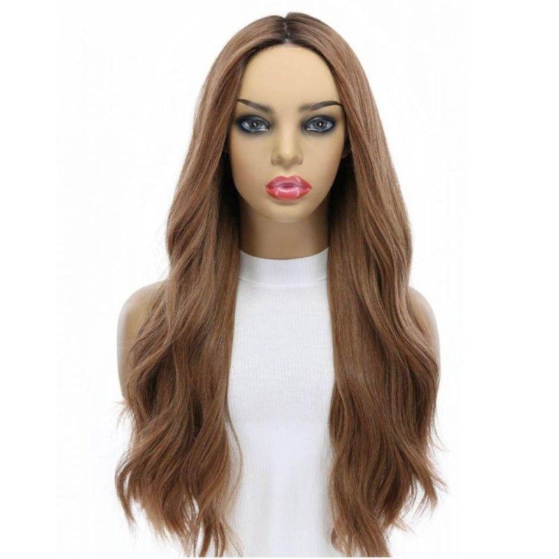 26 inch amber strawberry blonde 8026 premium processed wig 525f1de0 ccb0 4258 925c 9bfdd3668b5c