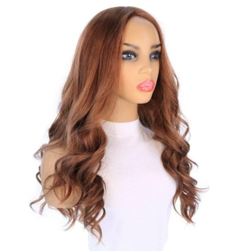 amber copper 19 inch premium human hair wigs milano collection right 1