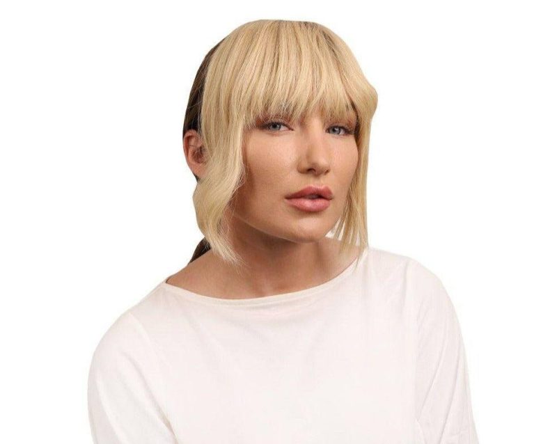 clip on bangs platinum blonde thumbnail